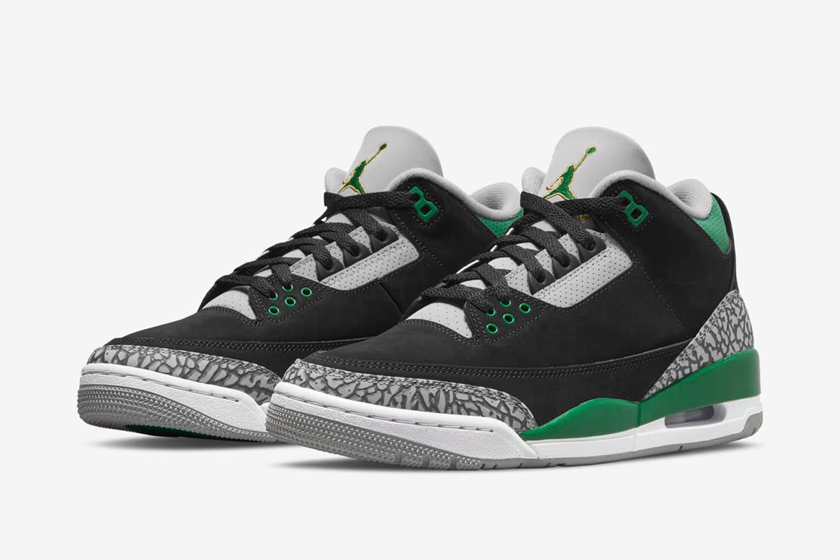 green pine jordans